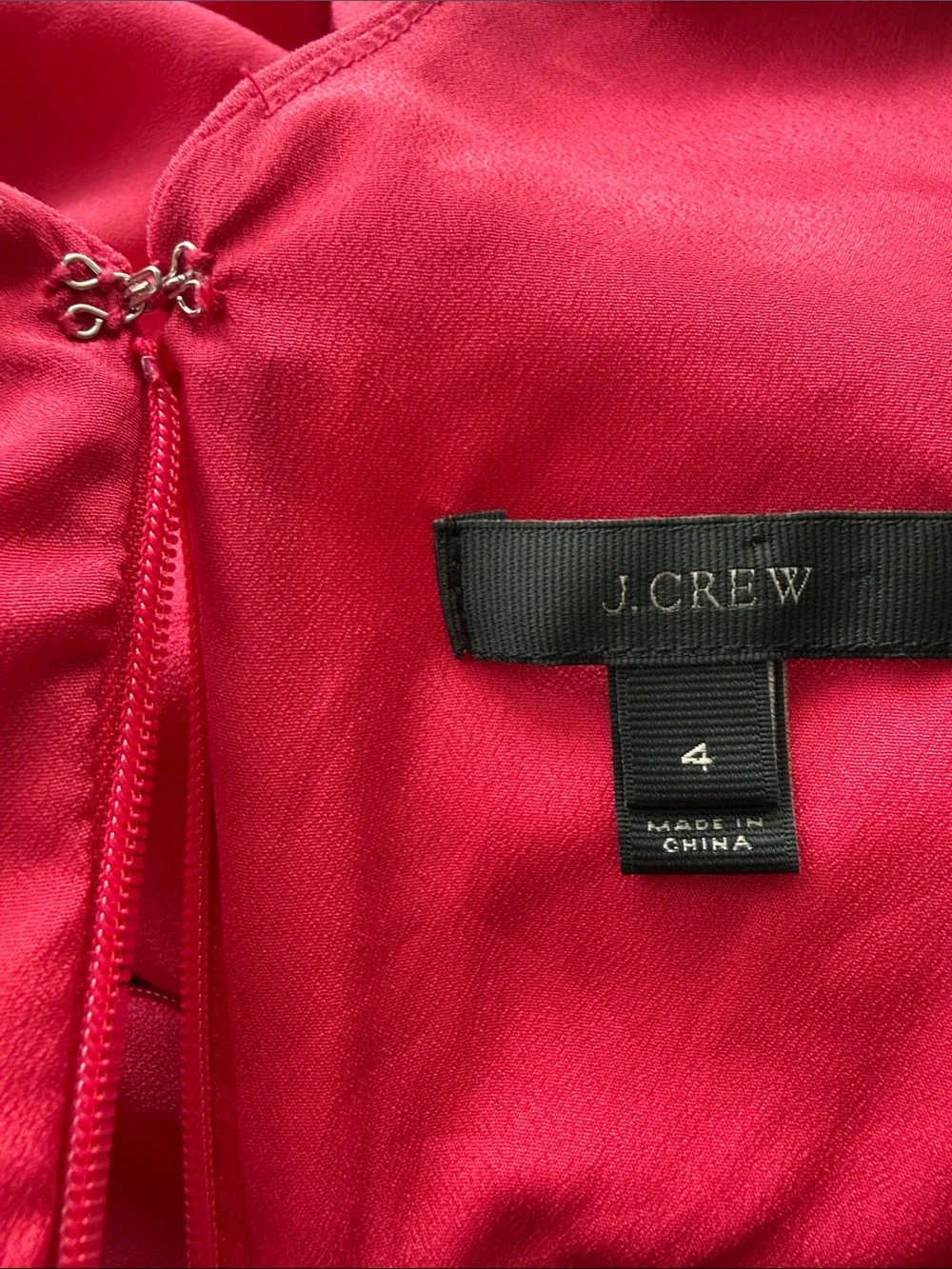 J.Crew Drapey Tie-Shoulder Jumpsuit Wide Leg Fuchsia/Pink Sleeveless Sz 4 Formal